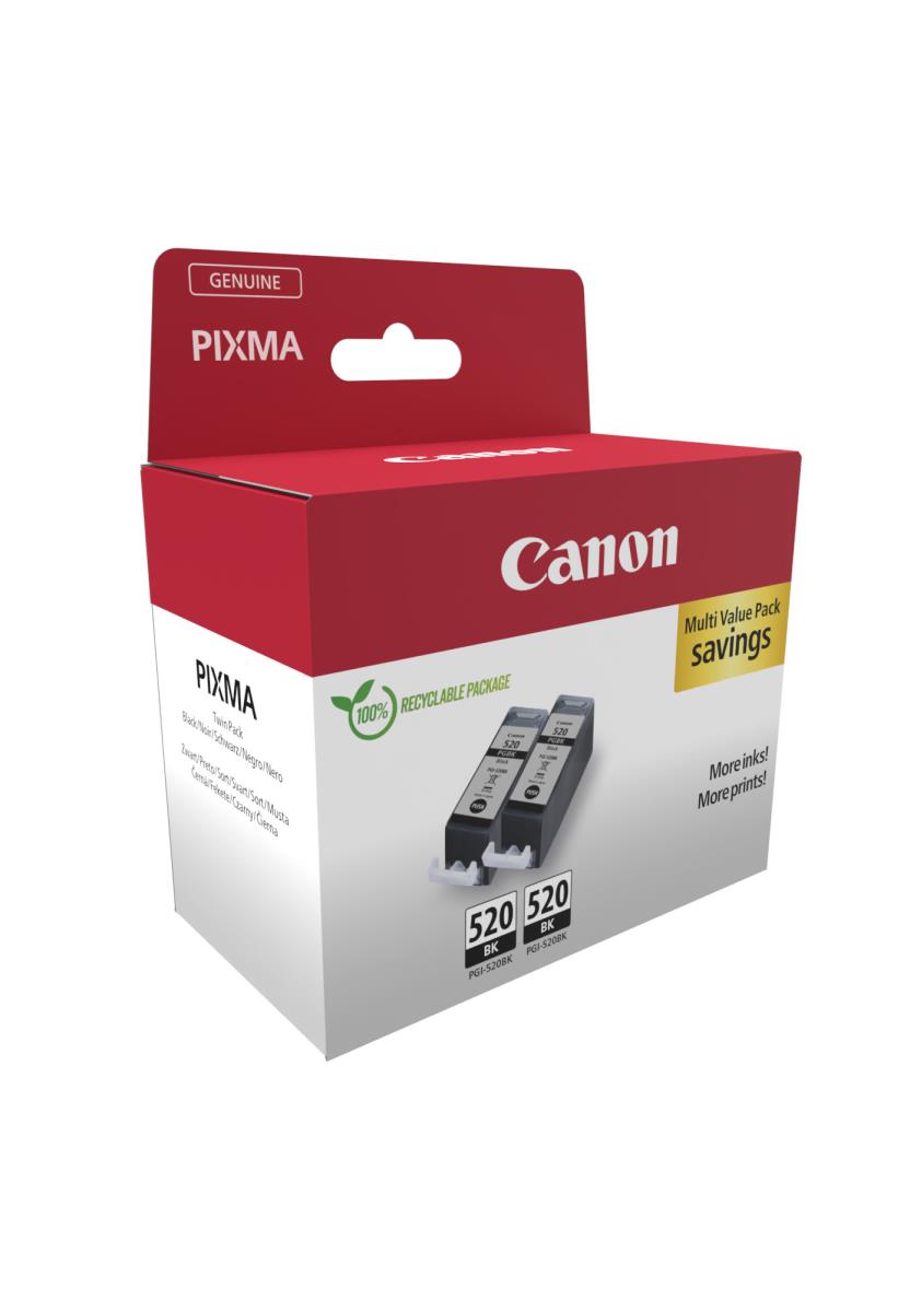 Ink Cartridge - pgi-520 Bk Twin