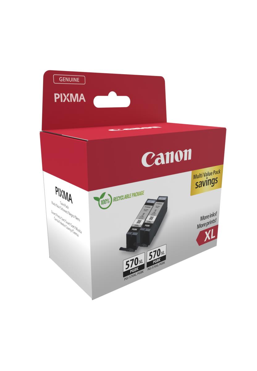 Ink Cartridge - pgi-570xl Bk Twin Sec