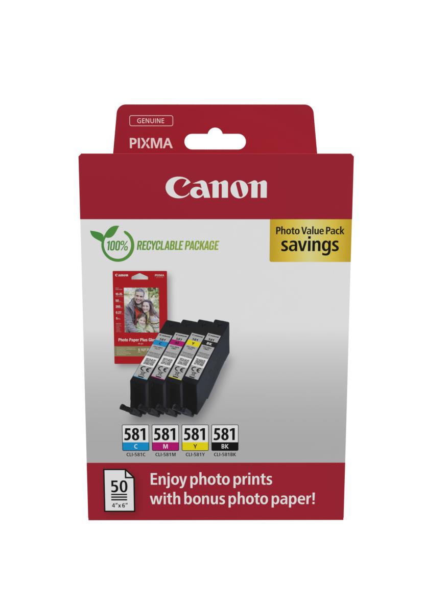 Ink Cartridge - cli-581 Bk/c/m/y Photo Value