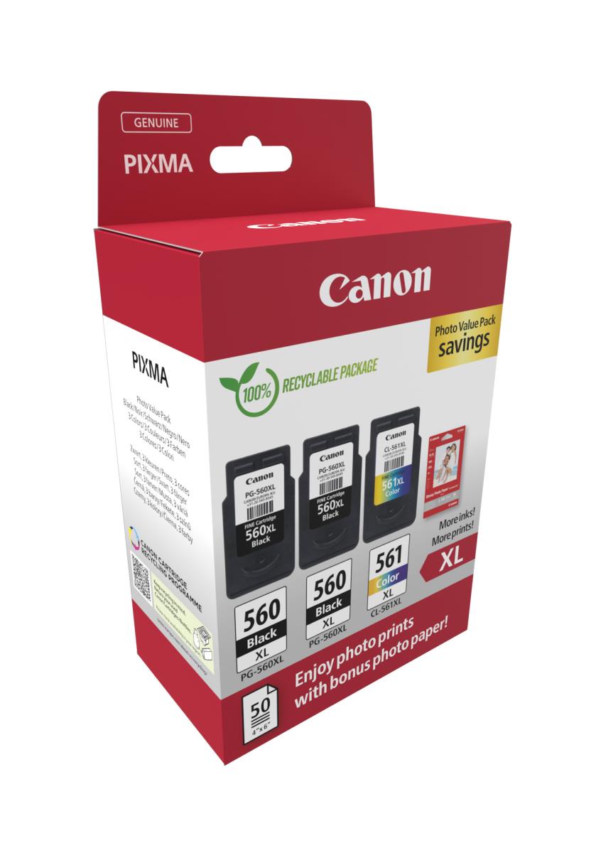 Ink Cartridge - Pg-560xlx2/cl-561xl Pvp - High Capacity - Value Pack