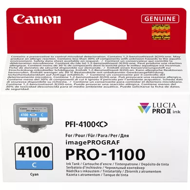 Ink Cartridge - Pfi-4100 - Cyan