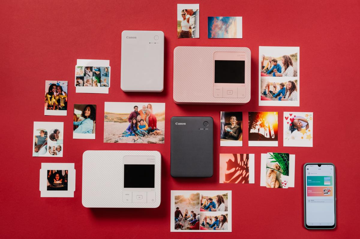 Selphy Qx20 - Color Printer - Inkjet - USB/ Wi-Fi - Portable - Red