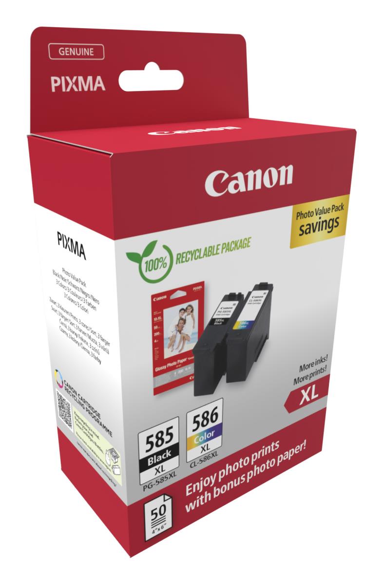 Ink Cartridge - Pg-585xl - High Capacity 10.3ml - 300 Pages - Value Pack