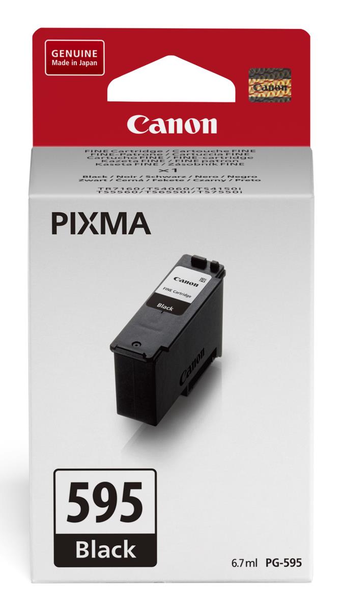 Ink Cartridge - Pg-595 - Standard Capacity 6.7ml - 180 Pages - Black