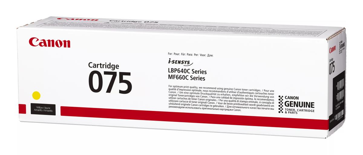 Toner Cartridge - 075 - Standard Capacity - 1300 Pages - Yellow