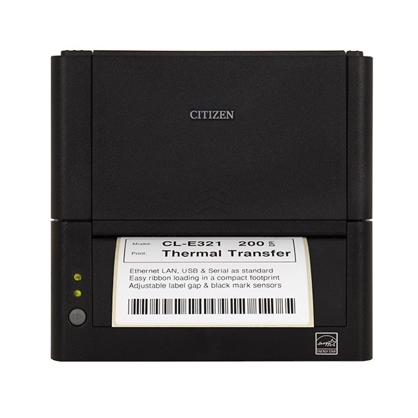 Cl-e300 - Desktop Printer - Thermal Transfer - 118mm - USB / Serial / Ethernet - Black With Peeler