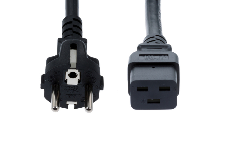 Cable/cee 7/7 To Iec-c19 6ft Europe