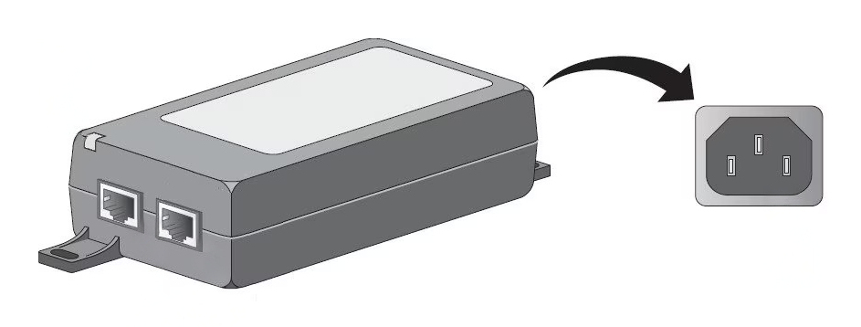 Mgig 10g 60w 802.3bt Poe Injector