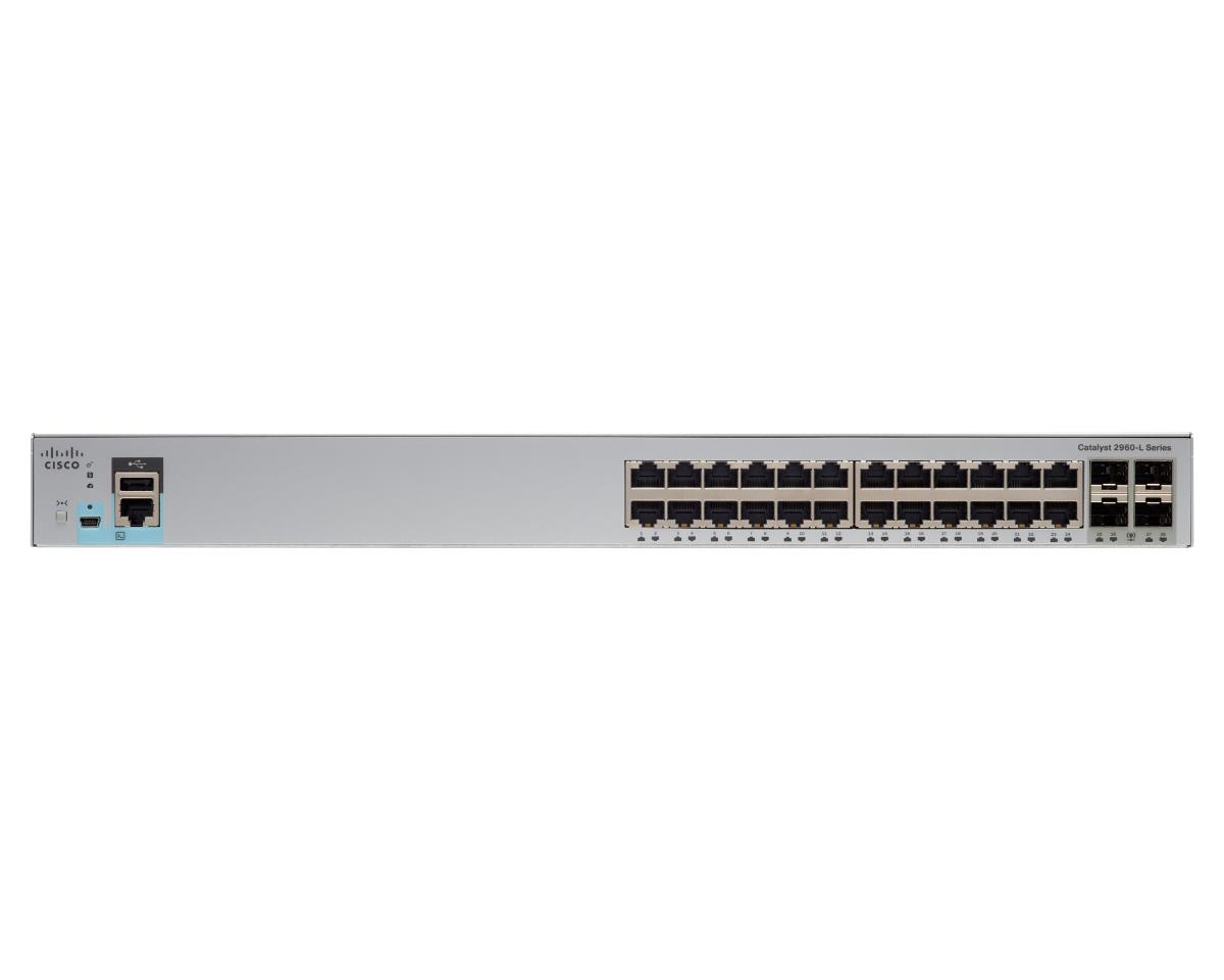 Catalyst 2960l 24 Port Gige 4 X 1g Sfp Lan Lite / Refurb