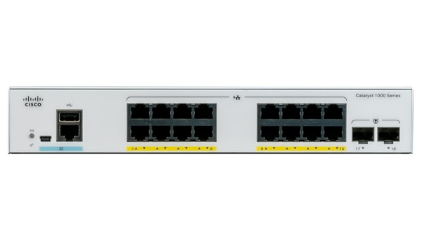 Catalyst 1000 16port Ge Ext Ps 2x1g Sfp / Refurb