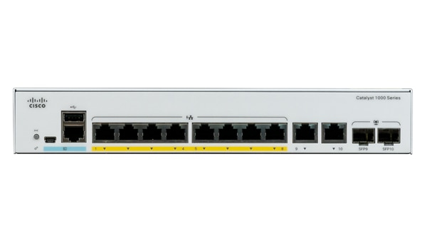 Catalyst 1000 8port Ge Poe 2x1g Sfp / Refurb