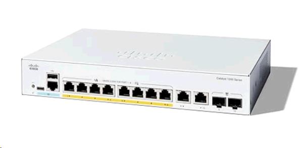 Catalyst 1200 8-port Ge Poe Ext Ps 2x1g Combo - Refurb