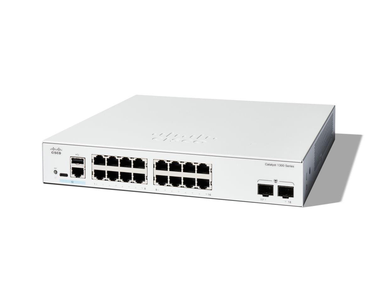 Catalyst 1300 16-port Ge 2x1g - Refurb