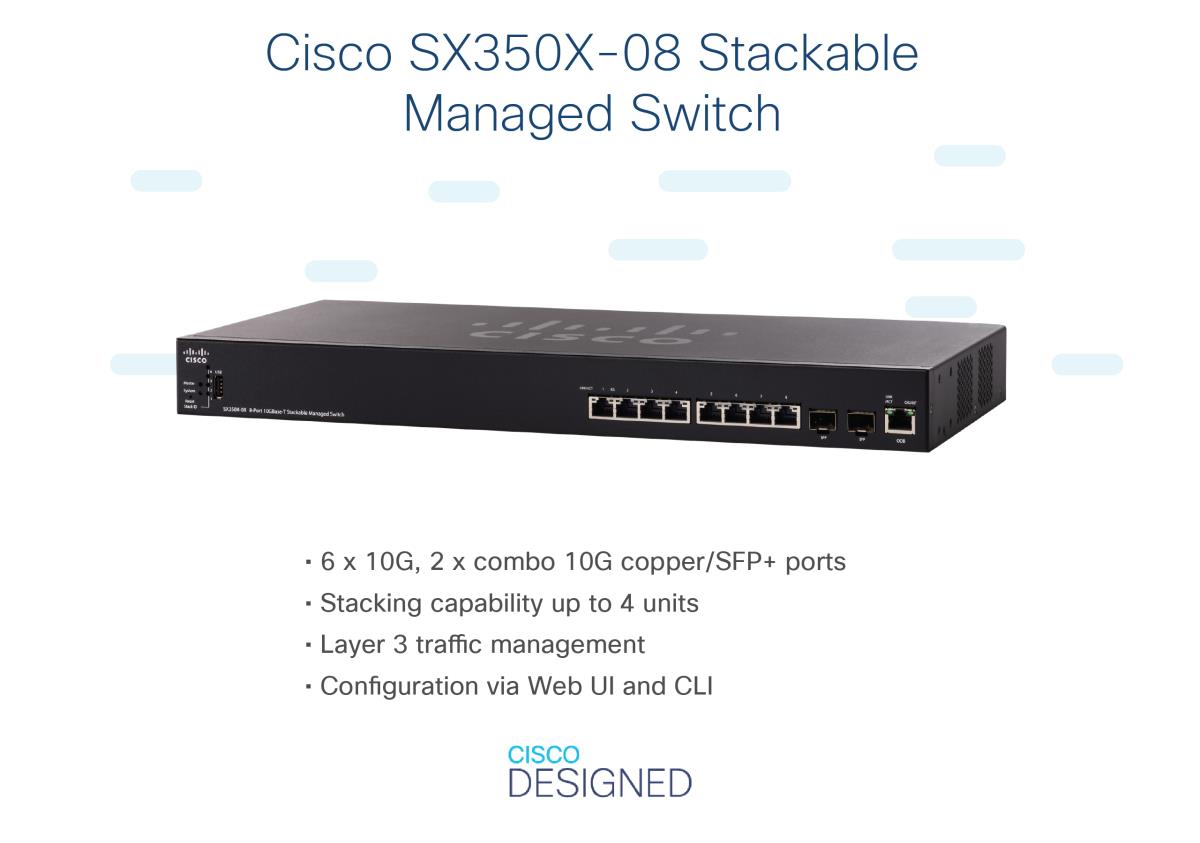 8 Port 10gbase-t Stackable Mng Sw - Refurb