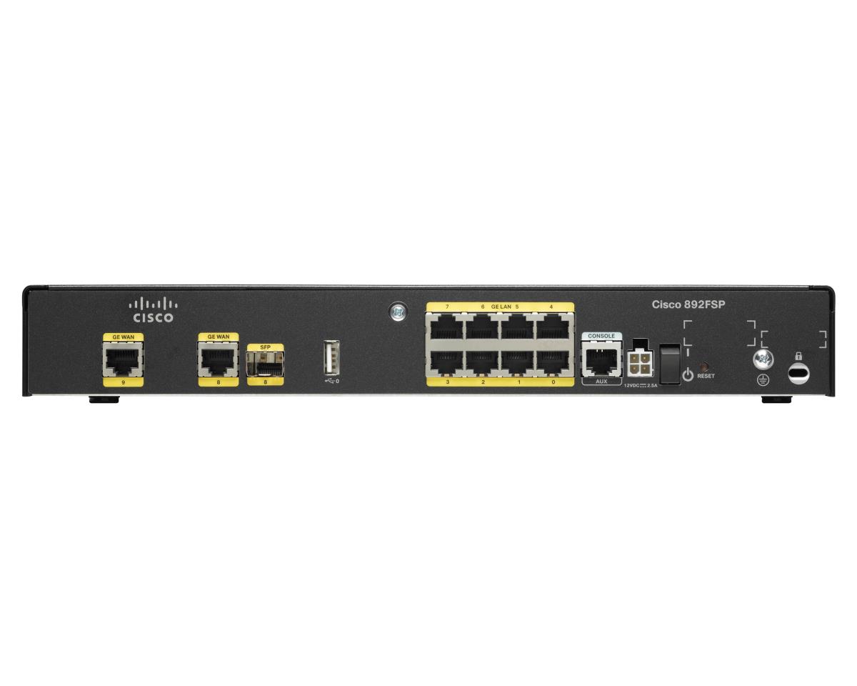 Cisco 892f 2 Ge/sfp High Perf Security Router