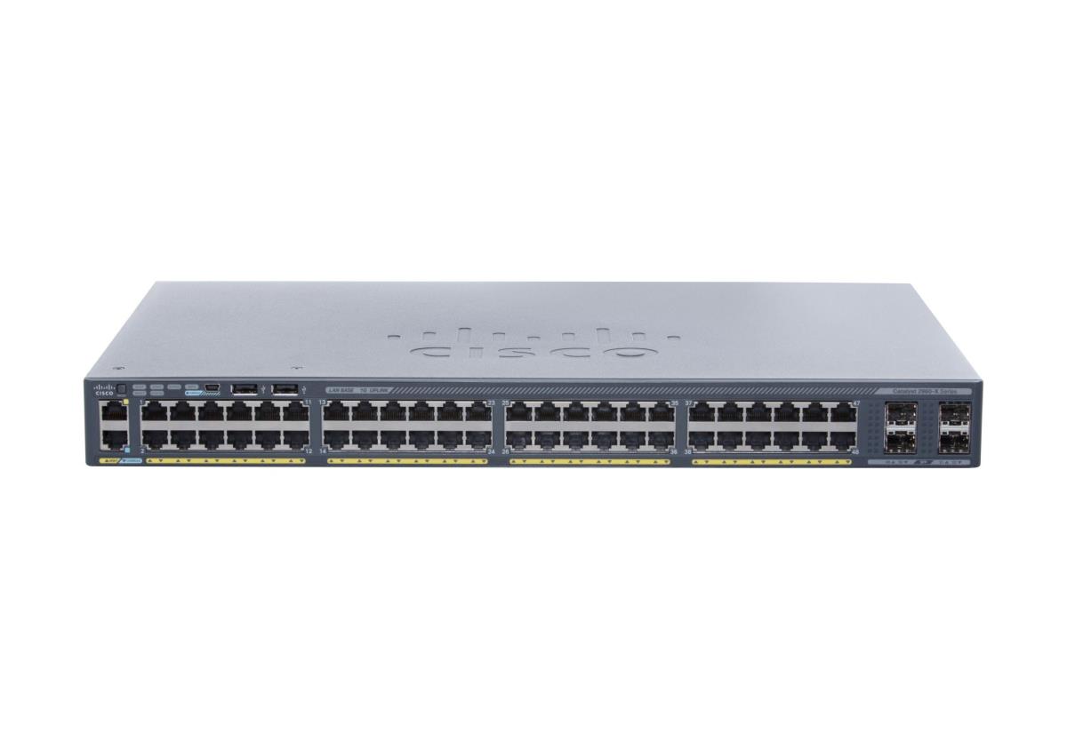 Catalyst 2960-x 48gige 4x1g Sfp+ Base