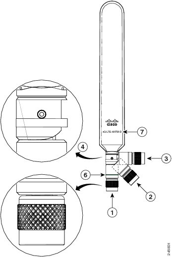 4g Lte Articulating Dipole Antenna 700mh
