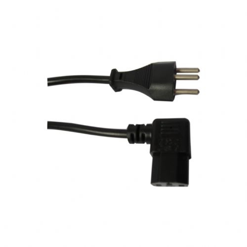 Power Cable Iec 320 En 60320 C5 (m) To Cei 23-16/vii (m) 2.5m Italy