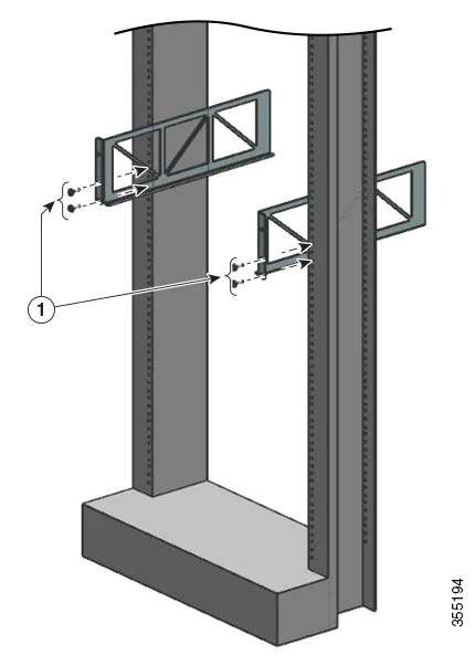 Catalyst 9400 Series 7 Slot Chassis Shelf Install Kit