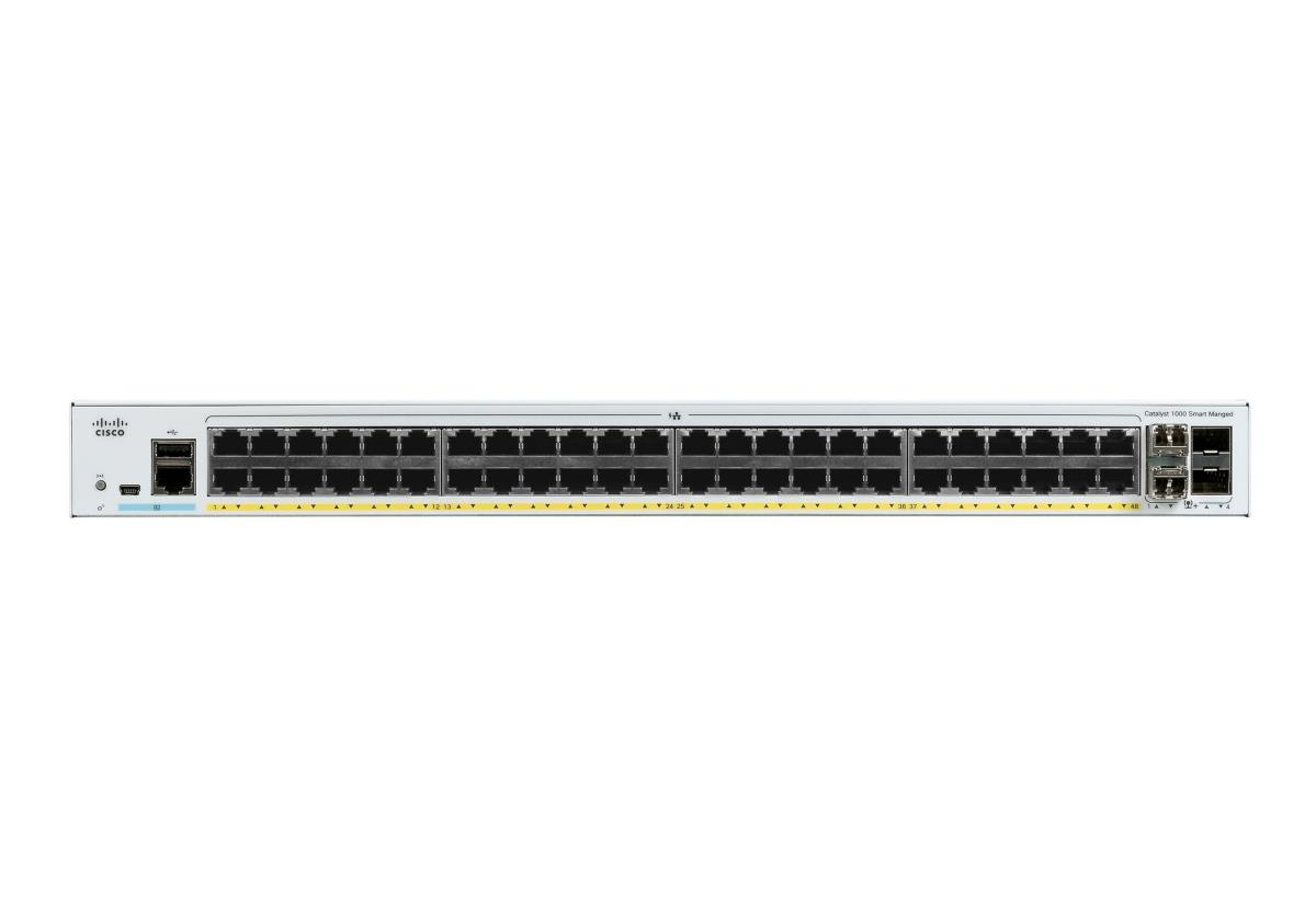 Catalyst 1000 48port Ge Full Poe 4x1g Sfp