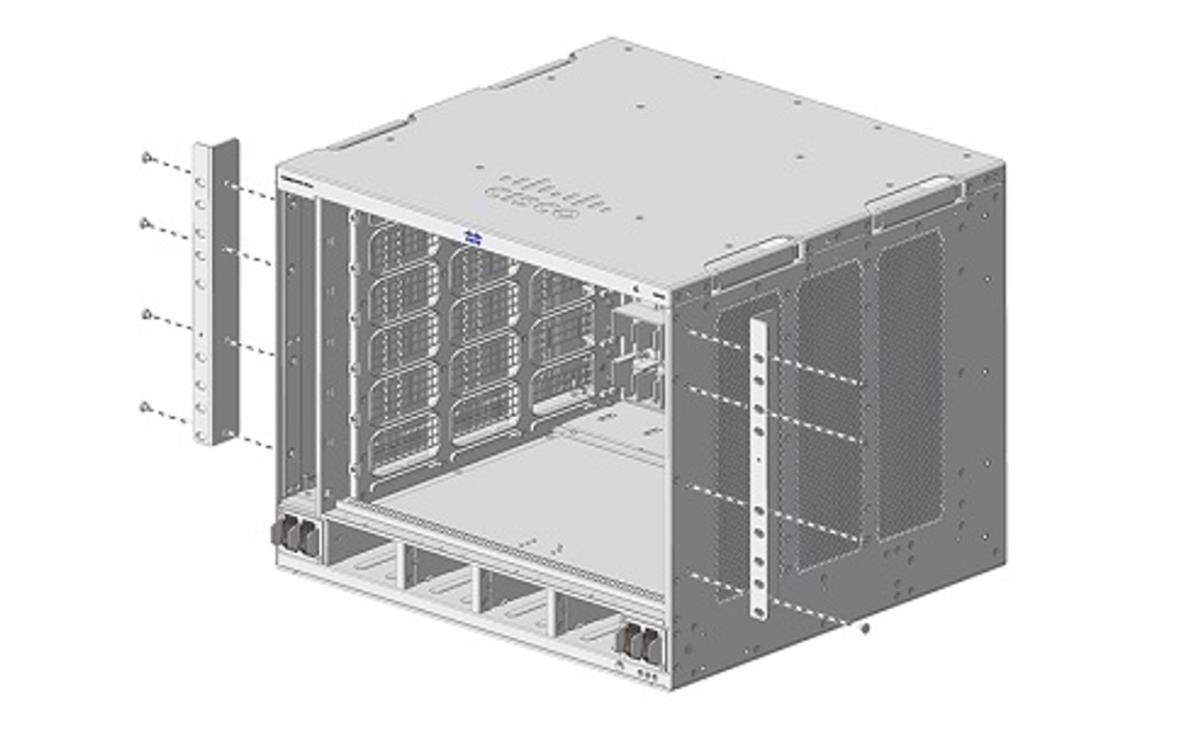 Catalyst 9600 Series 6 Slot Chassis Rack Mount