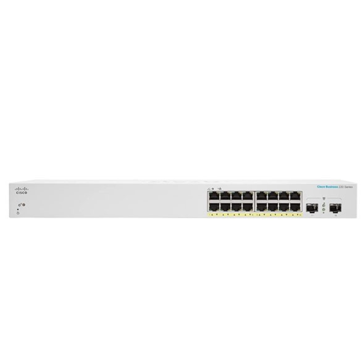 Cbs220 Smart Smart Switch 16-port Ge Poe 2x1g Sfp