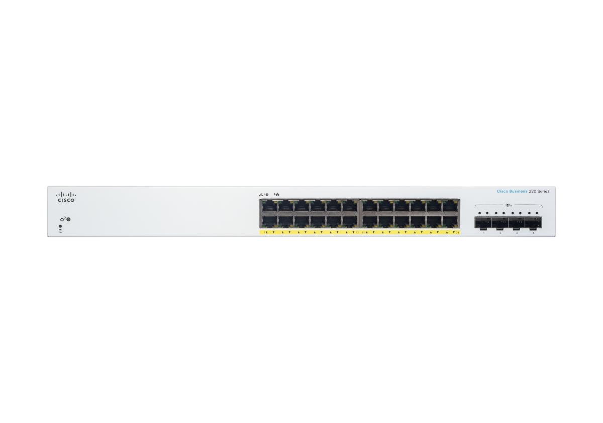 Smart Switch - Cbs220 24-port Ge Poe 4x10g Sfp+