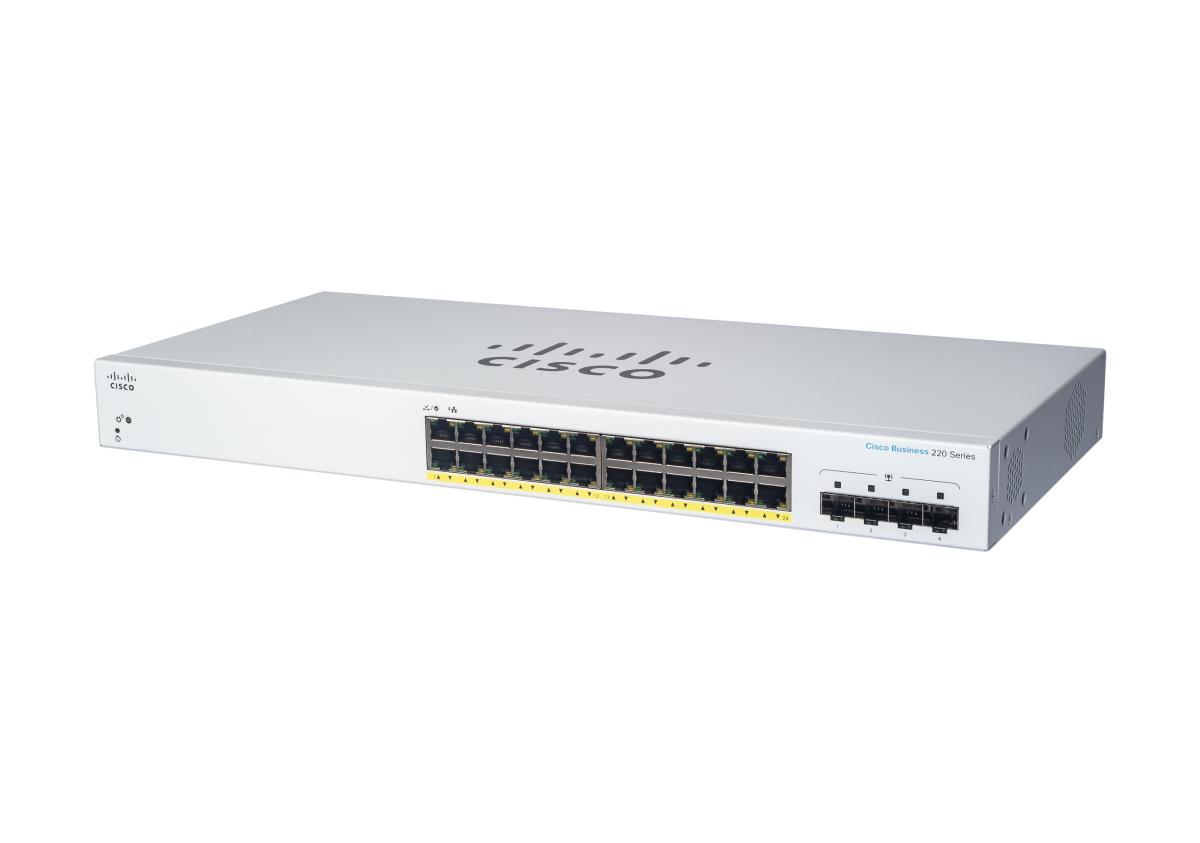 Smart Switch - Cbs220 24-port Ge 4x1g Sfp