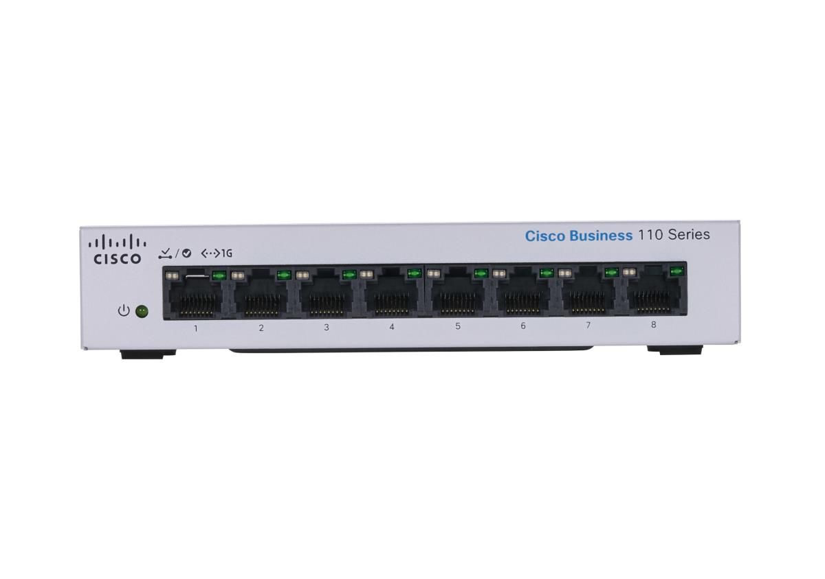 Cbs110 Unmanaged Switches 8-port Ge Partial Poe Desktop Ext Ps