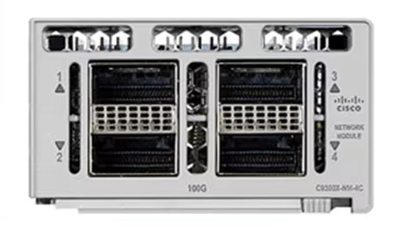 Catalyst 9300 4 X 40g/100g Network Module Qsfp+/qsfp28