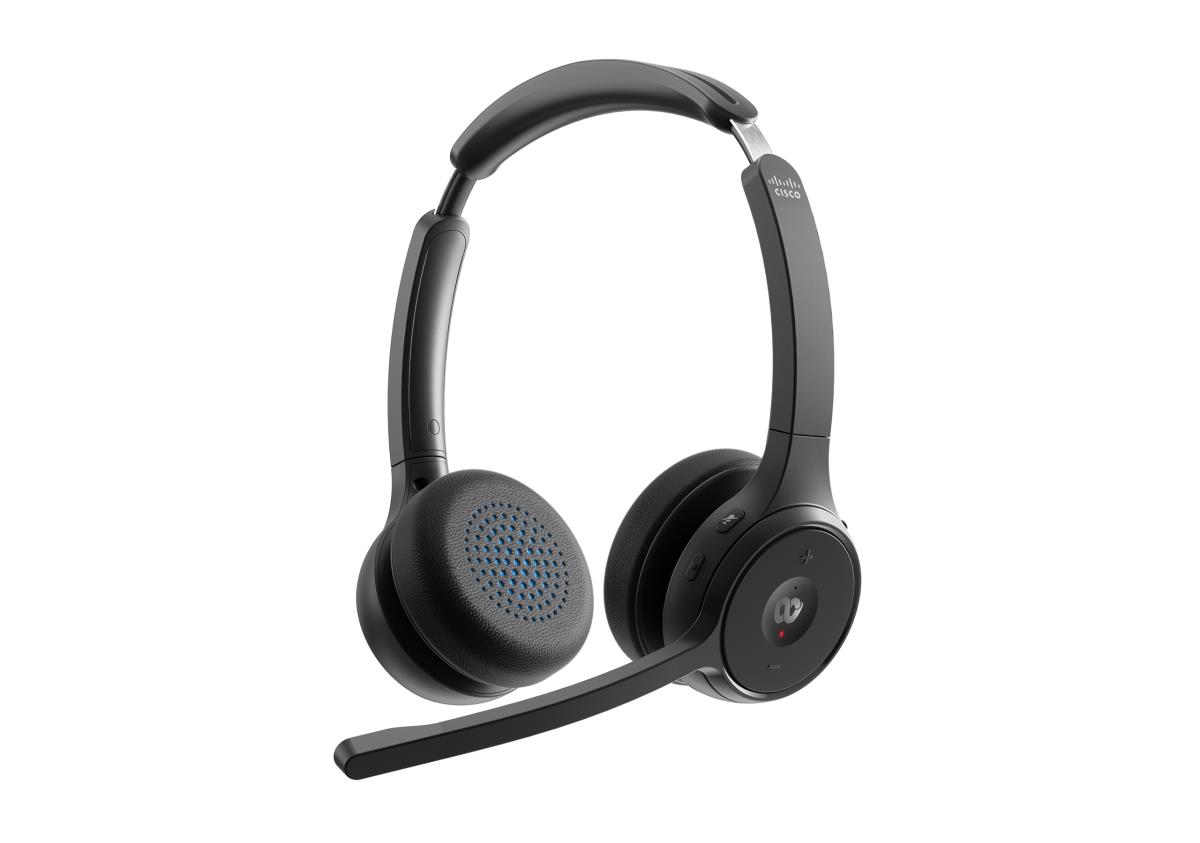 Headset 722 - Wireless Dual On-ear USB-a Bundle-carbon Black