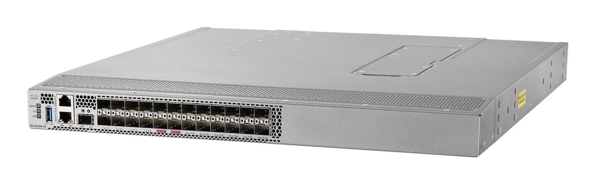 Mds 9124v 64g Fc Switch W/ 24 Active Ports +32g Sw Intake