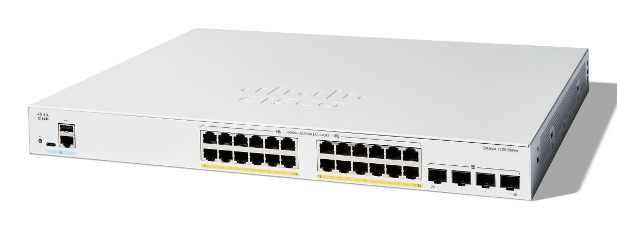 Catalyst 1200 24-port Ge Full Poe 4x1g Sfp