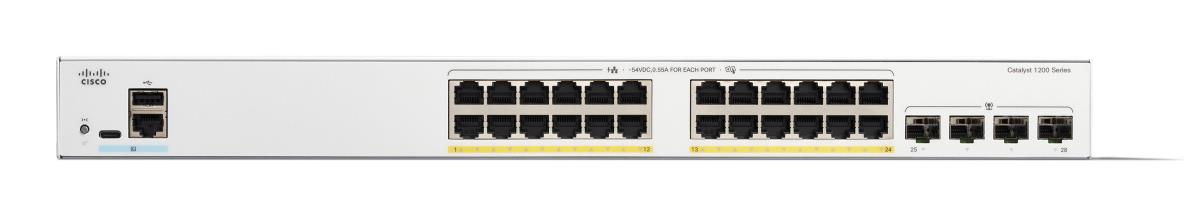 Catalyst 1200 24-port Ge Full Poe 4x1g Sfp