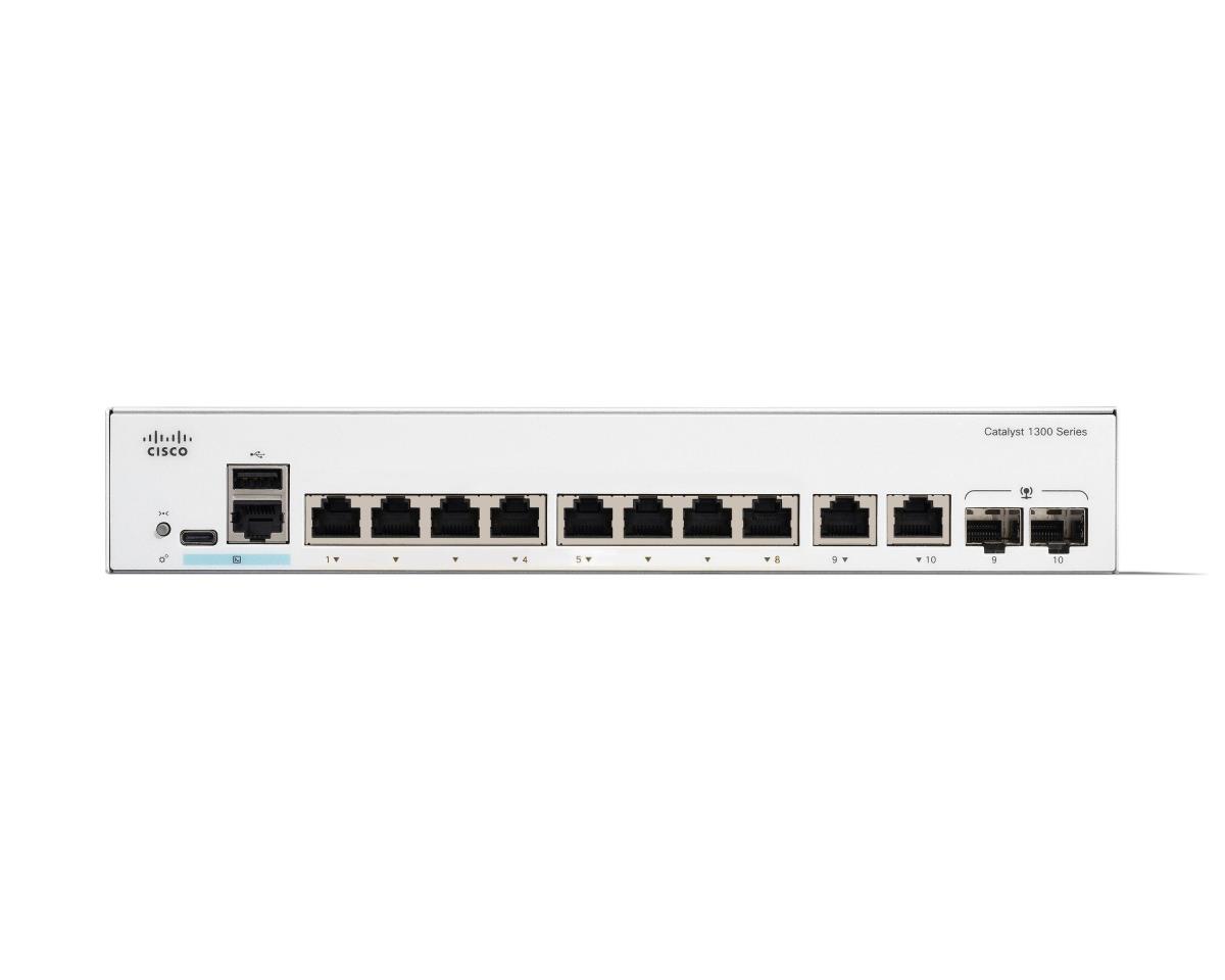 Catalyst 1300 8-port Ge Ext Ps 2x1g Combo