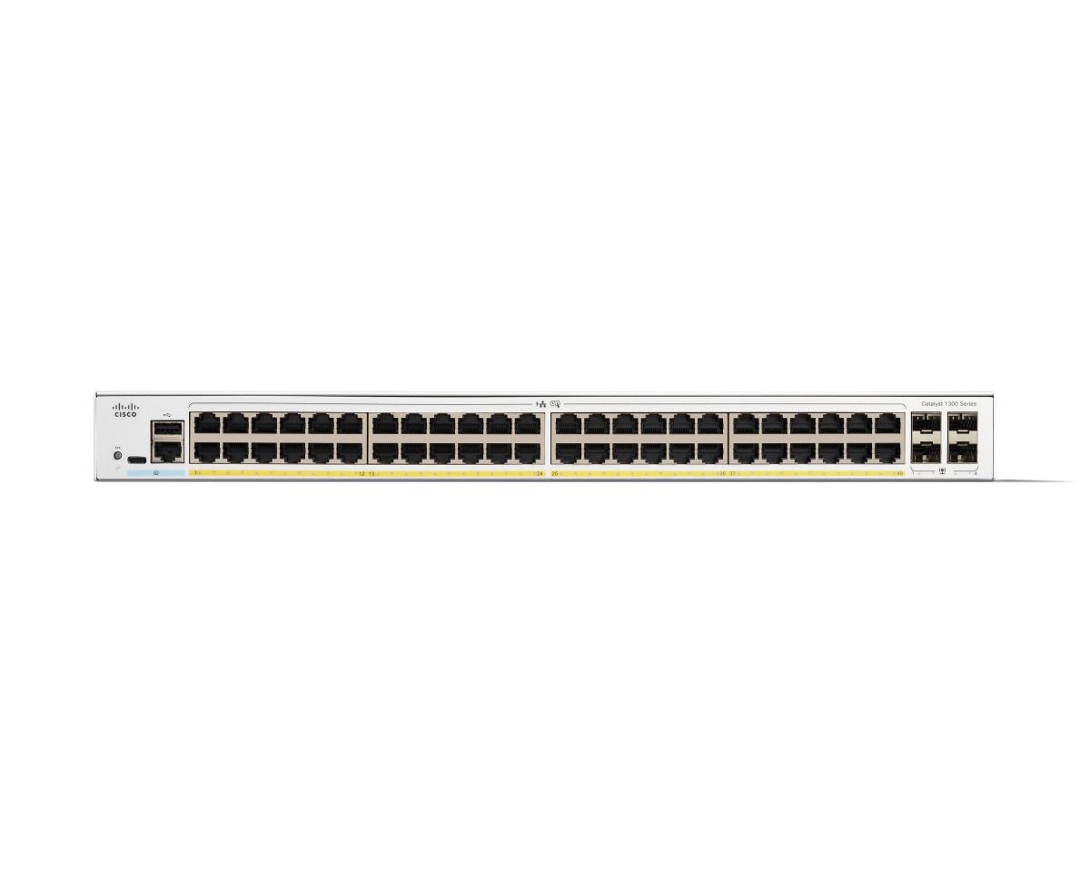 Catalyst 1300 48-port Ge Poe 4x1g Sfp