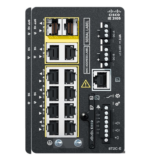 Ie3105 W/8ge Copper 2ge Combo Adv Feat Fixed Sys Net Essent