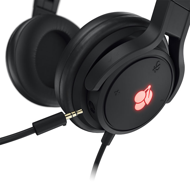 CHERRY HC 2.2 Black Corded Headset USB
