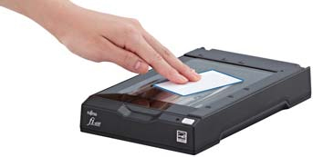 Small Format Flatbed Scanner Fi-65f A6 USB Bus And Ac Adapter Powered