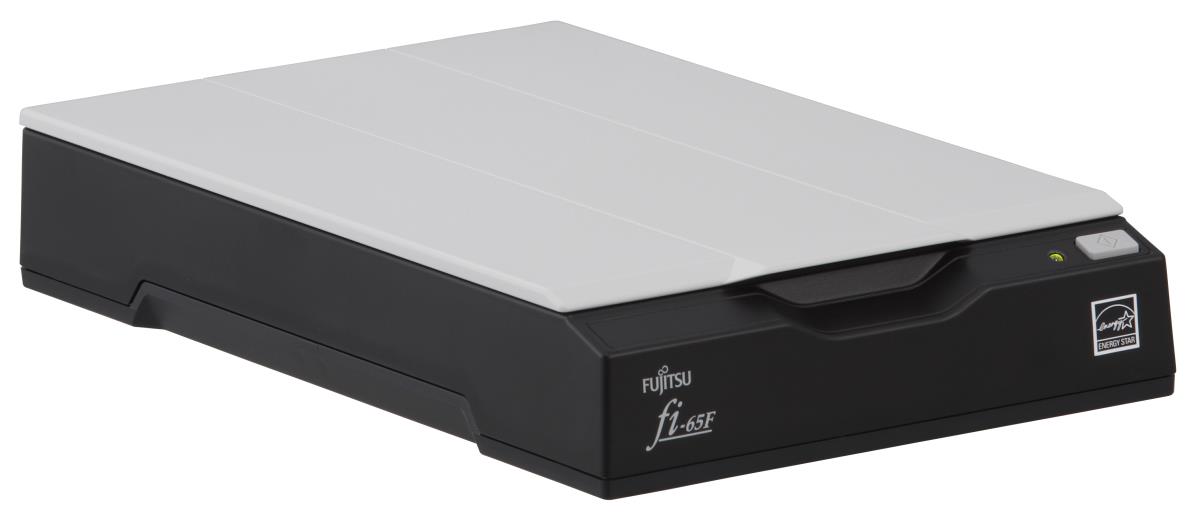 Small Format Flatbed Scanner Fi-65f A6 USB Bus And Ac Adapter Powered