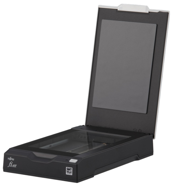 Small Format Flatbed Scanner Fi-65f A6 USB Bus And Ac Adapter Powered