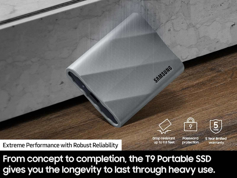 Portable SSD - T9 2 TB - Grey