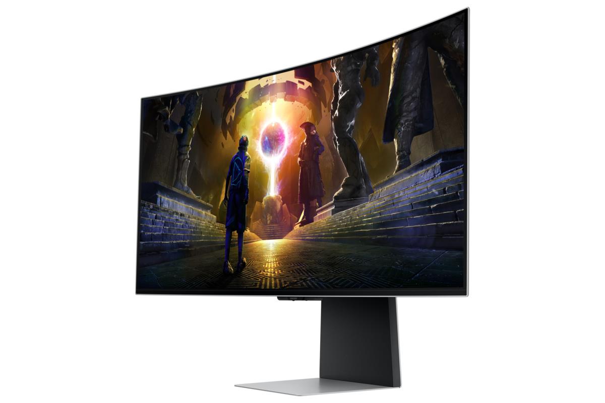 Curved Desktop Monitor- S34dg850su - 34in - 3440x1440 - Odyssey Oled