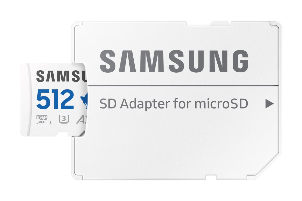 Micro Sd Card Pro+ 512GB U3, V30, A2 White