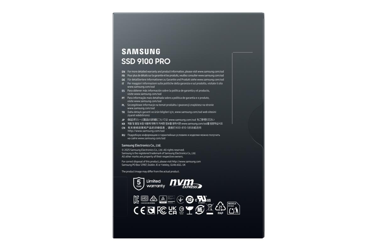 SSD - 9100 Pro M.2 - 2 TB - Pci-e 5.0