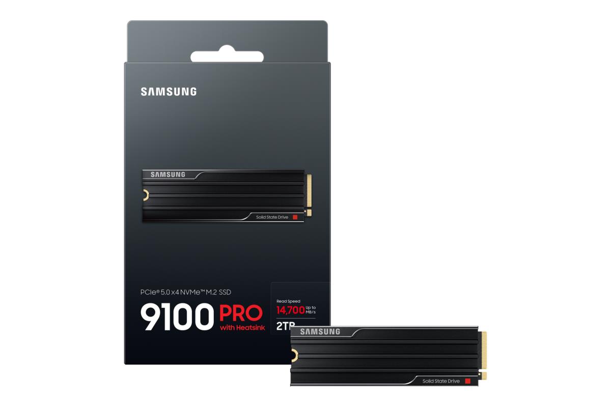 SSD - 9100 Pro M.2 - 2 TB - Pci-e 5.0 With Heatsink