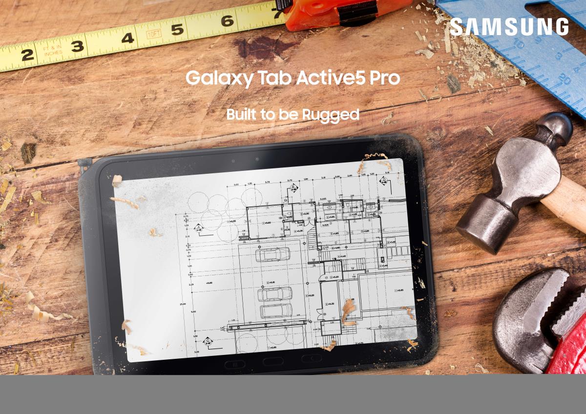 Galaxy Tab Active 5 Pro X356 - 10.1in - 5g 8GB 256GB - Green Enterprise Edition