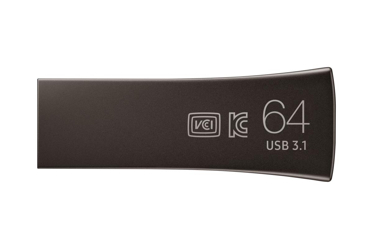 Bar Plus - Flash Drive - 64GB - USB Stick - USB 3.1 Grey