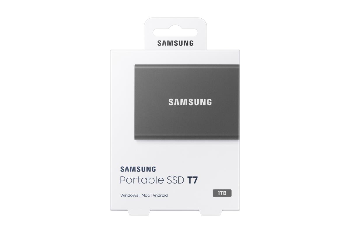 Portable SSD - T7 - USB 3.2 - 1TB - Grey