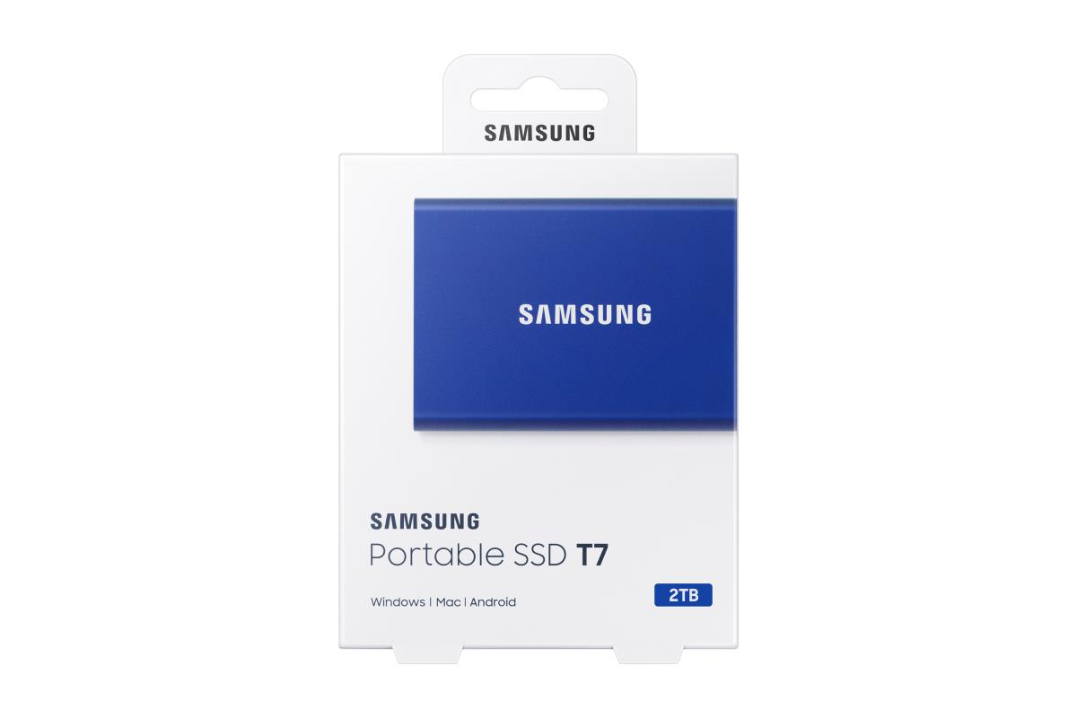 Portable SSD - T7 - USB 3.2 - 2TB - Blue